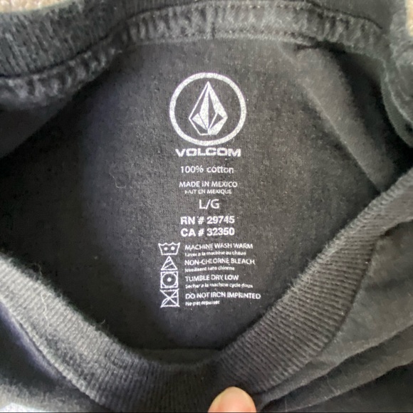 Volcom Mens Iconic Short Sleeve T-Shirt Clothing Apparel Snowboarding Large - Picture 8 of 10